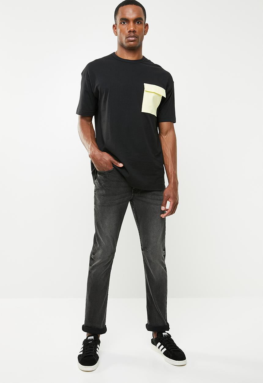 Cotton On - Tapered leg jeans - black