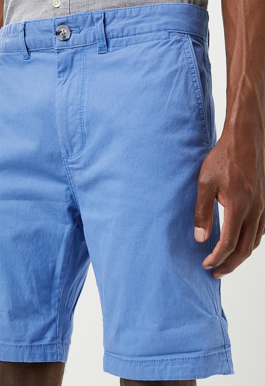 Cotton On - Washed chino short - blue
