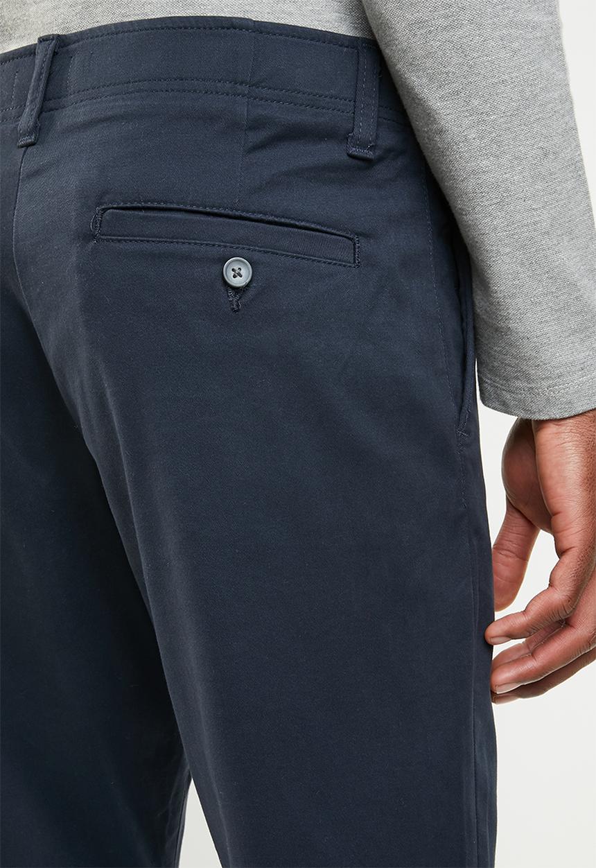 STYLE REPUBLIC - Comfort stretch chino - navy
