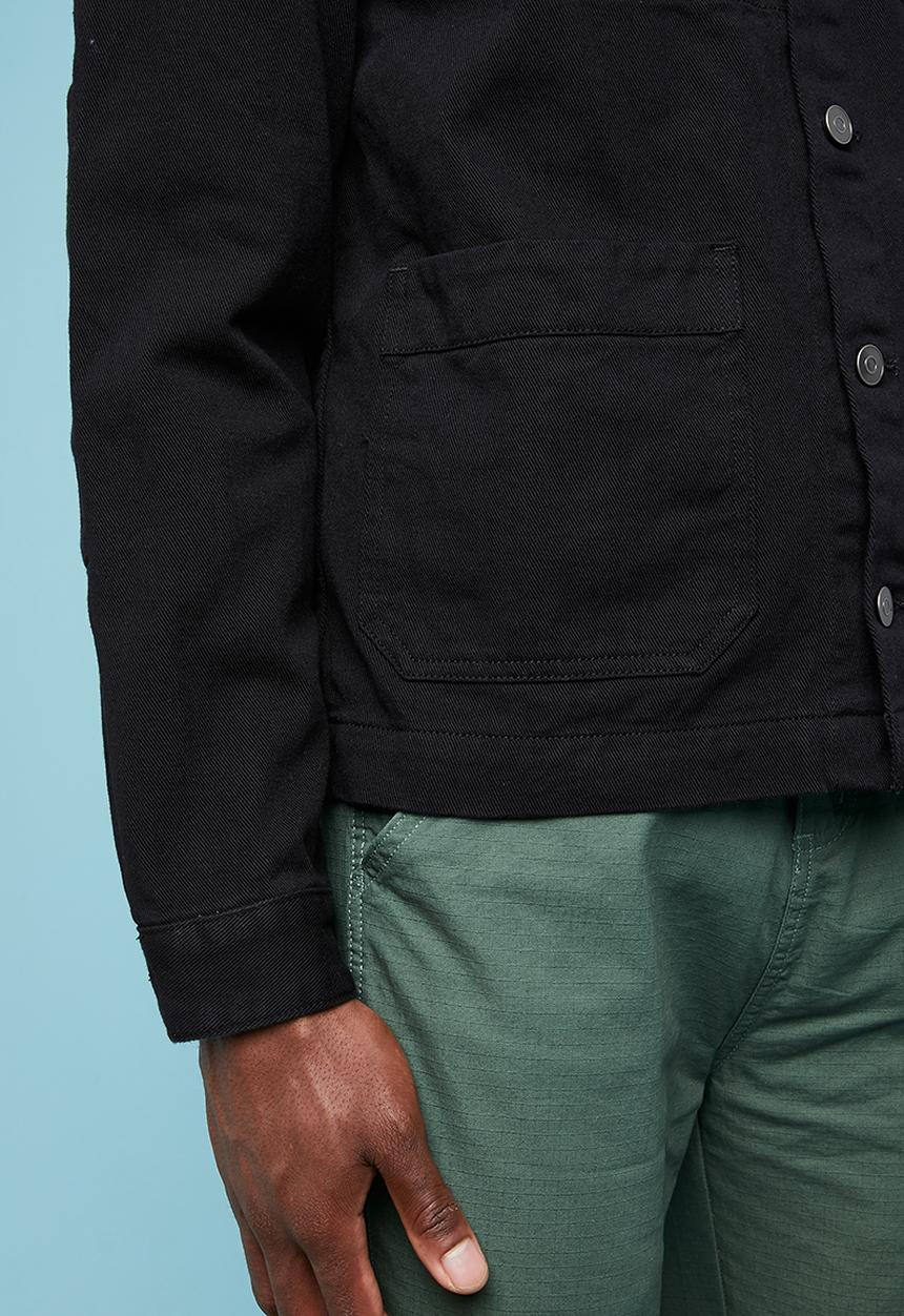 Superbalist - Denim worker jacket - black