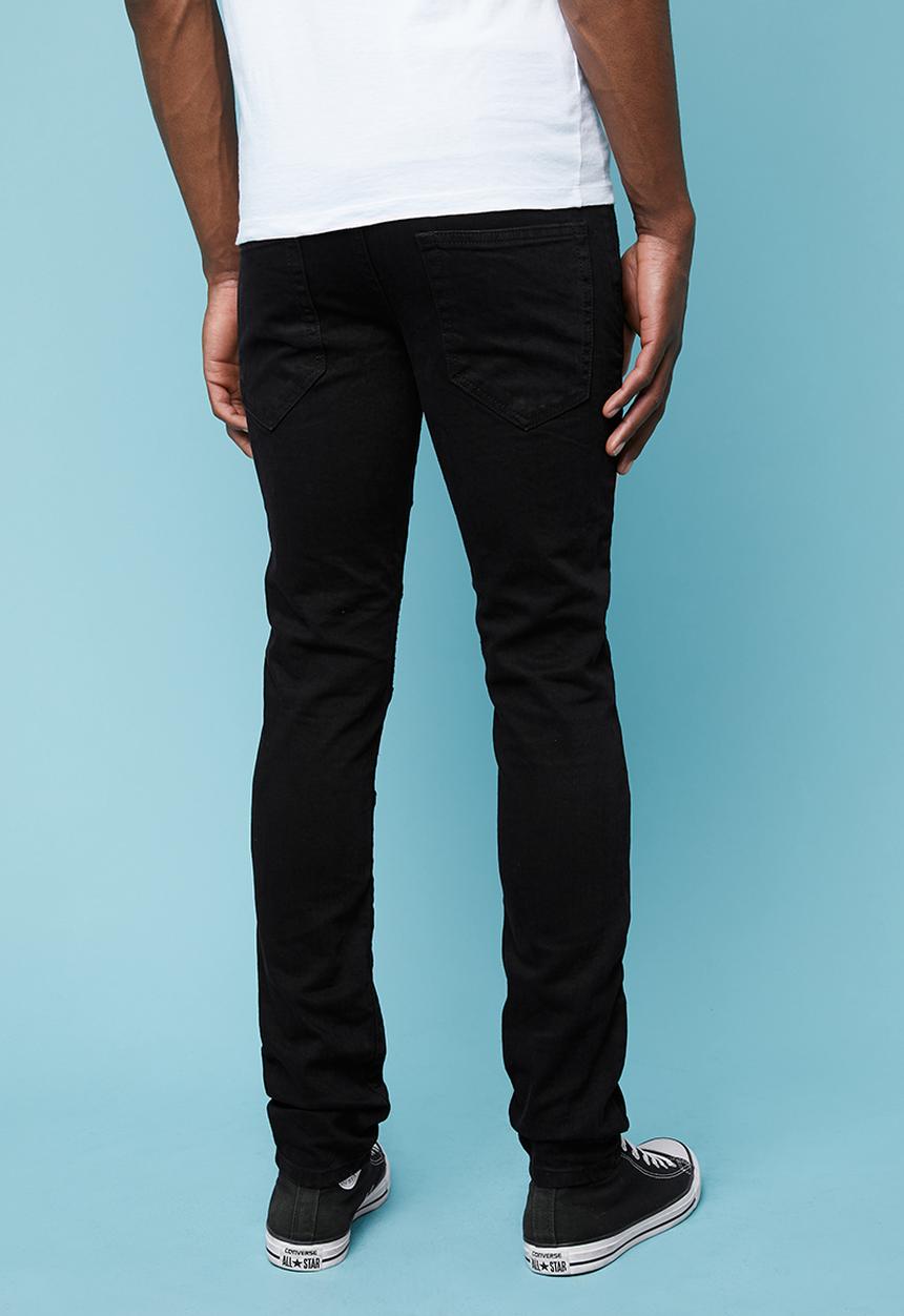 Superbalist - Skinny biker jeans - black