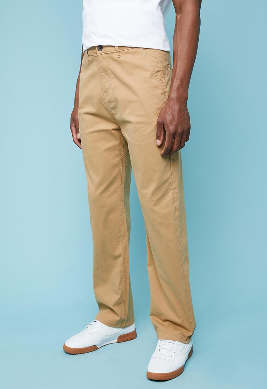 Superbalist - Wide leg chino - beige