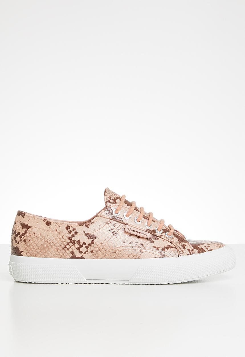SUPERGA - 2750 synthetic snake - pink brown