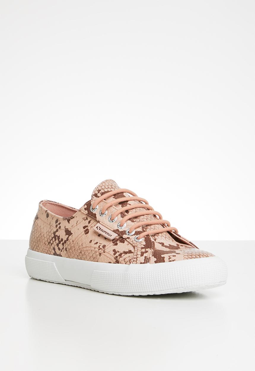 SUPERGA - 2750 synthetic snake - pink brown