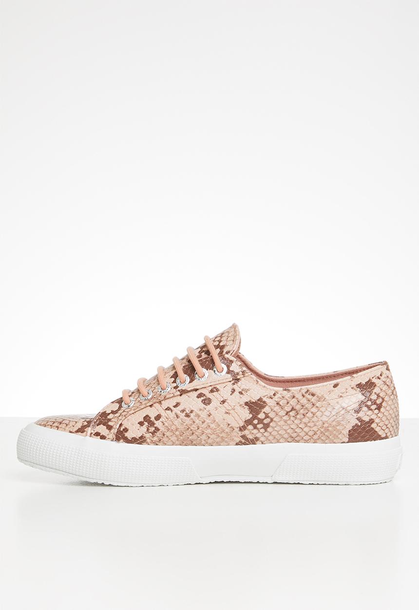 SUPERGA - 2750 synthetic snake - pink brown