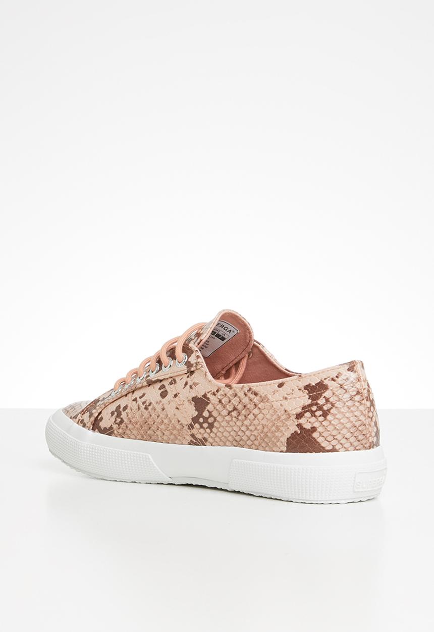 SUPERGA - 2750 synthetic snake - pink brown