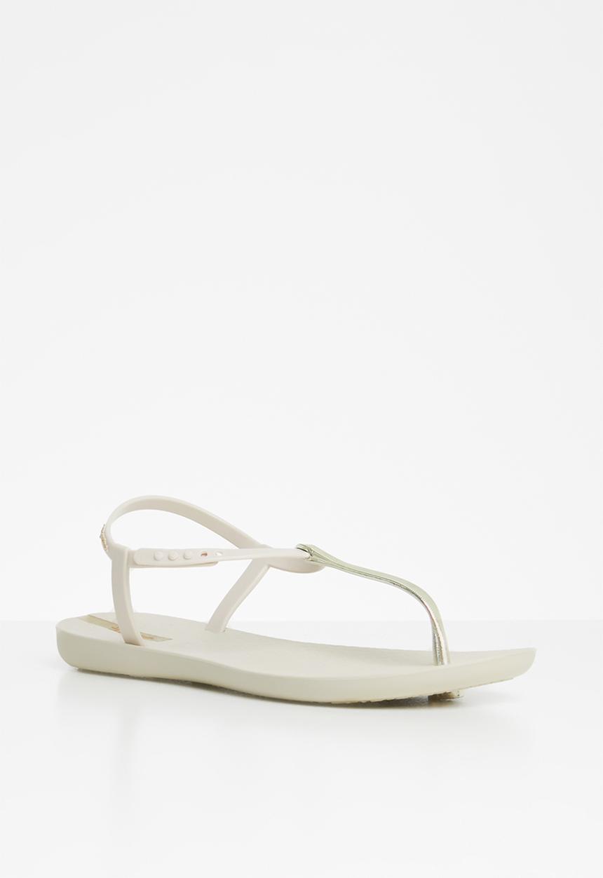 Ipanema - Charm v fem T-strap sandal - beige & gold