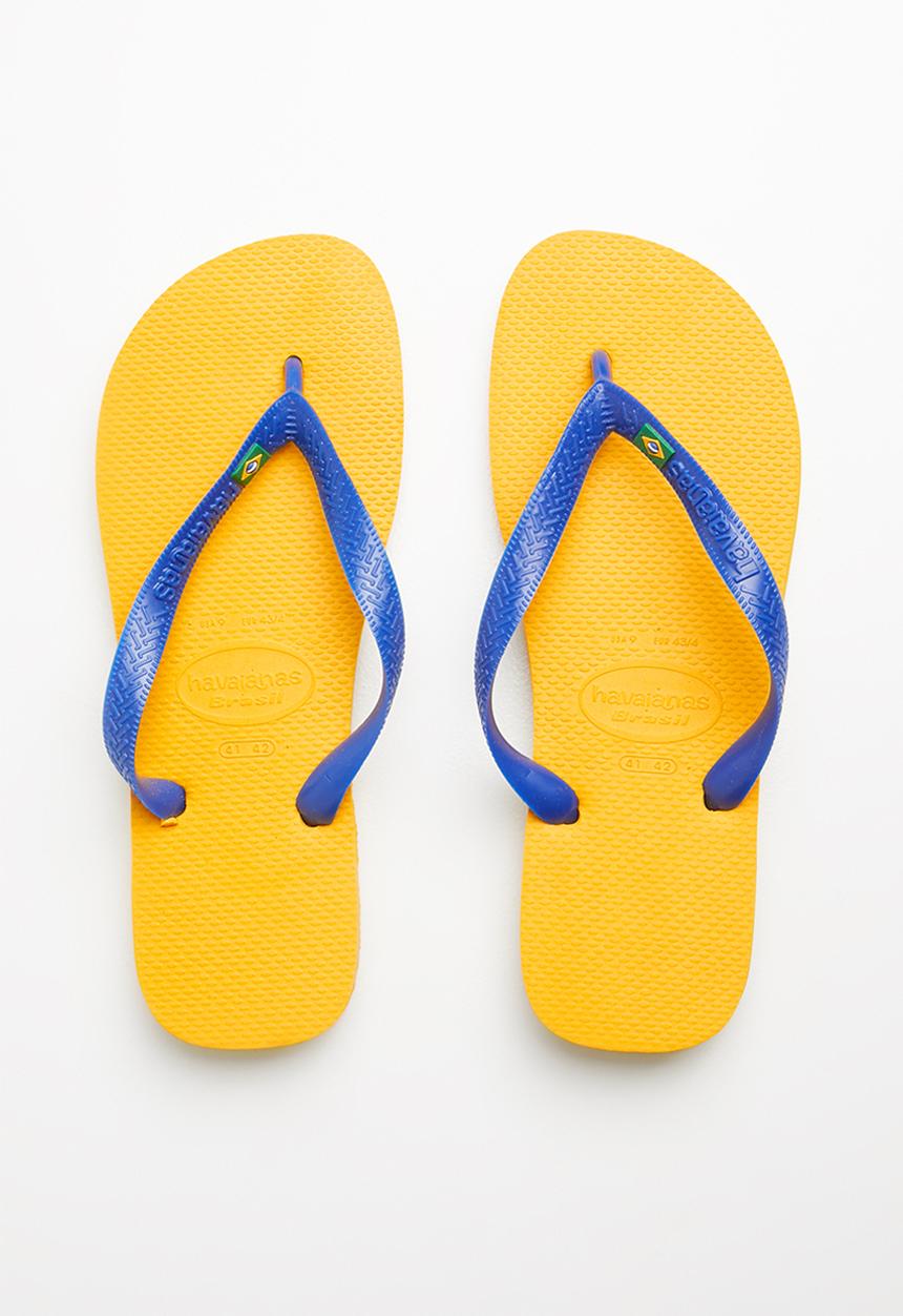 Havaianas - Brazil - yellow & blue