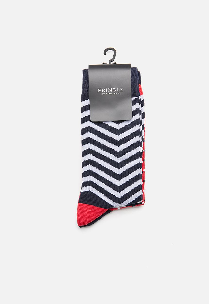 Pringle of Scotland - Brady 2 pack socks - multi