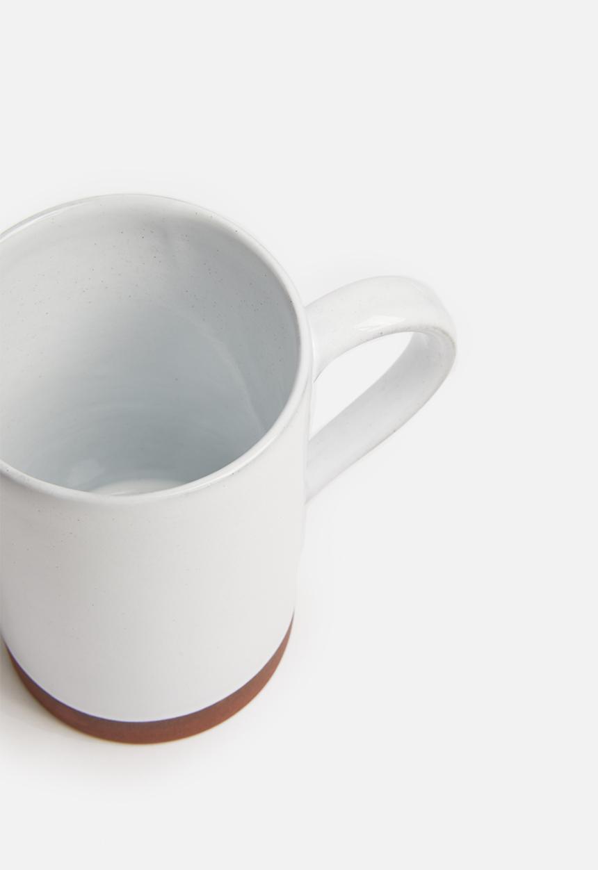 Urchin Art - Element mug set of 2 - white & terra