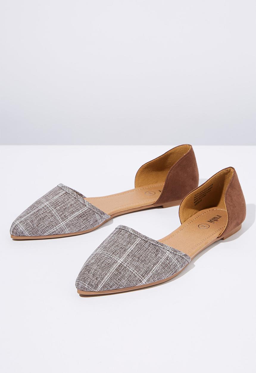Cotton On - Bobbi cut out point - brown