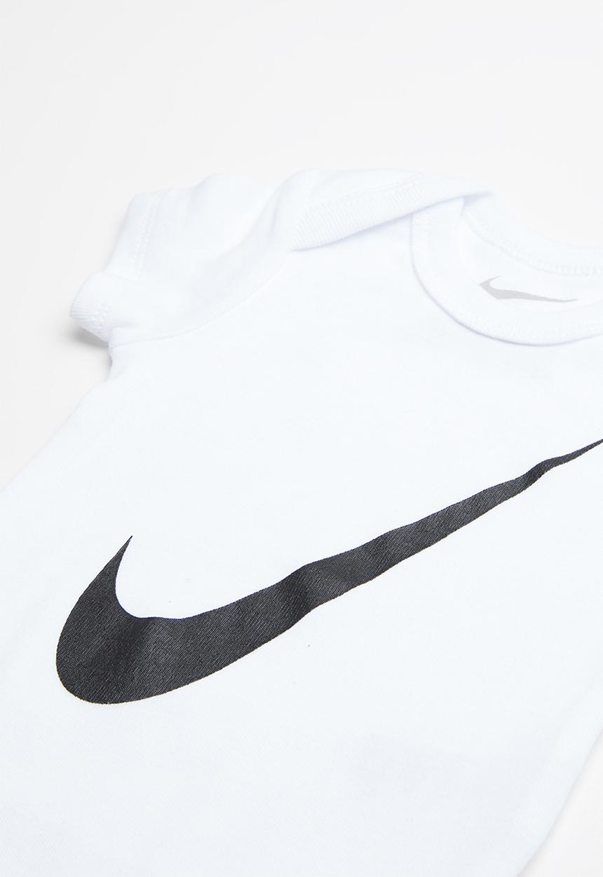 Nike - Nike swoosh short sleeve 3 pack bodysuits - multi
