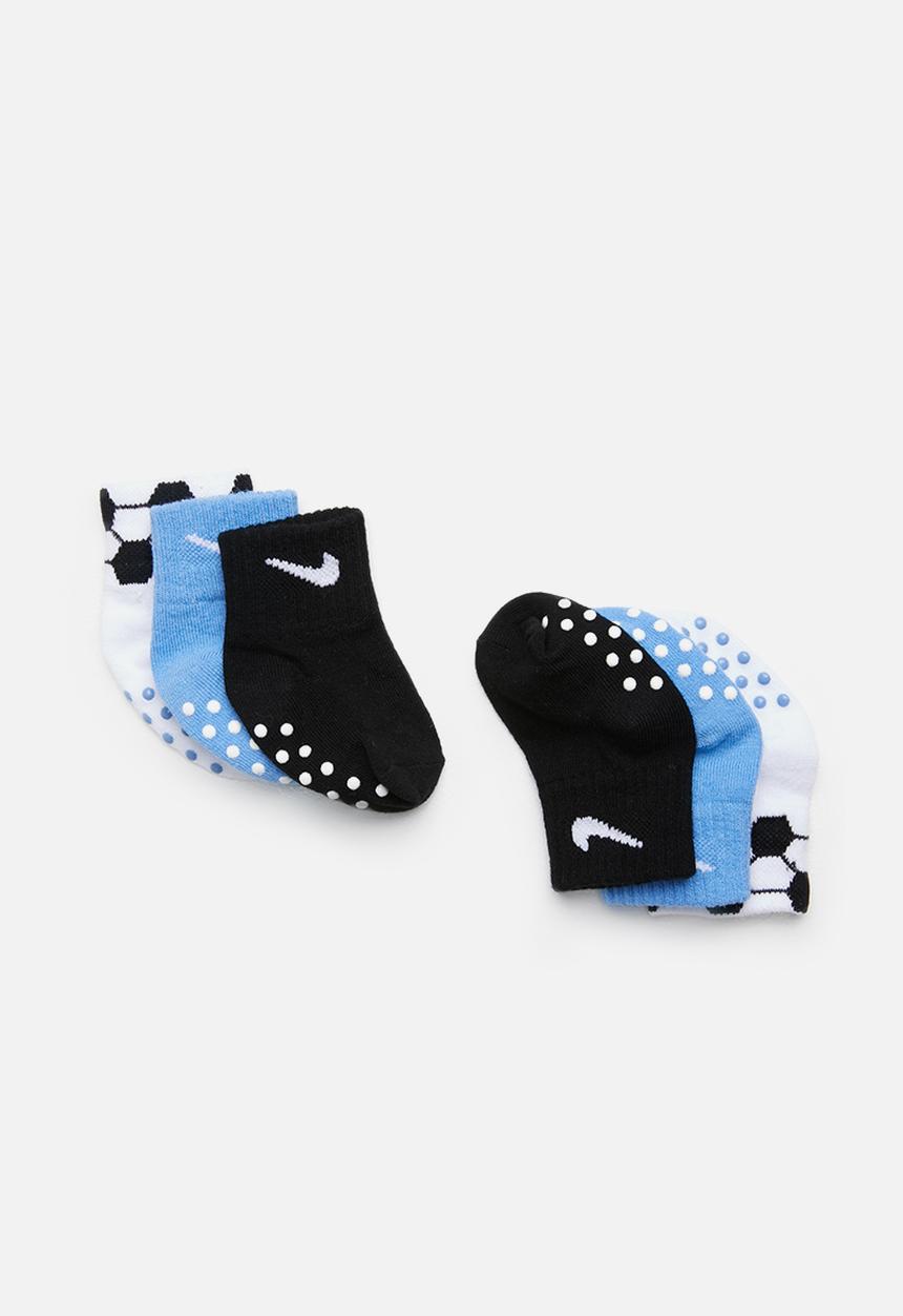 Nike - Nike swoosh sport grip 3 pack socks - multi