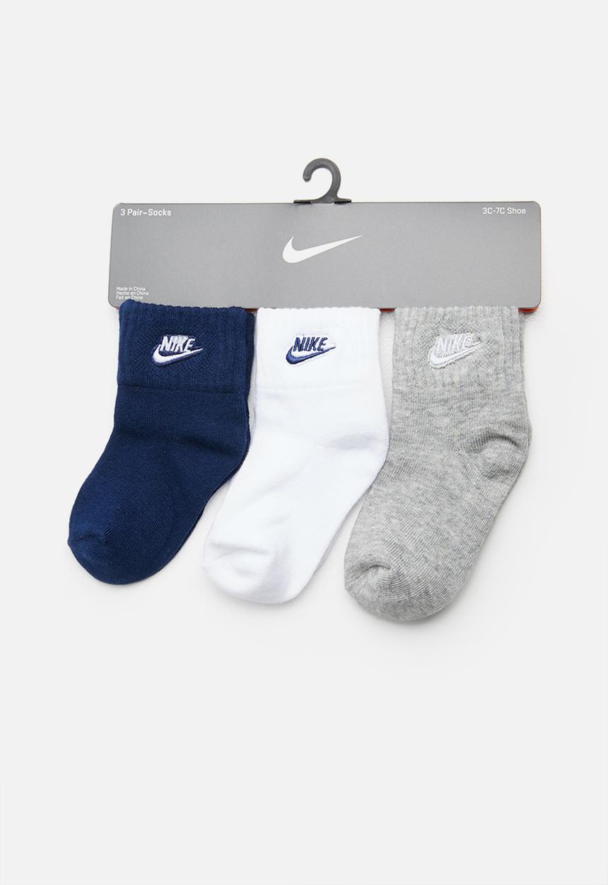 Nike - Nike core futura 3 pack socks - multi