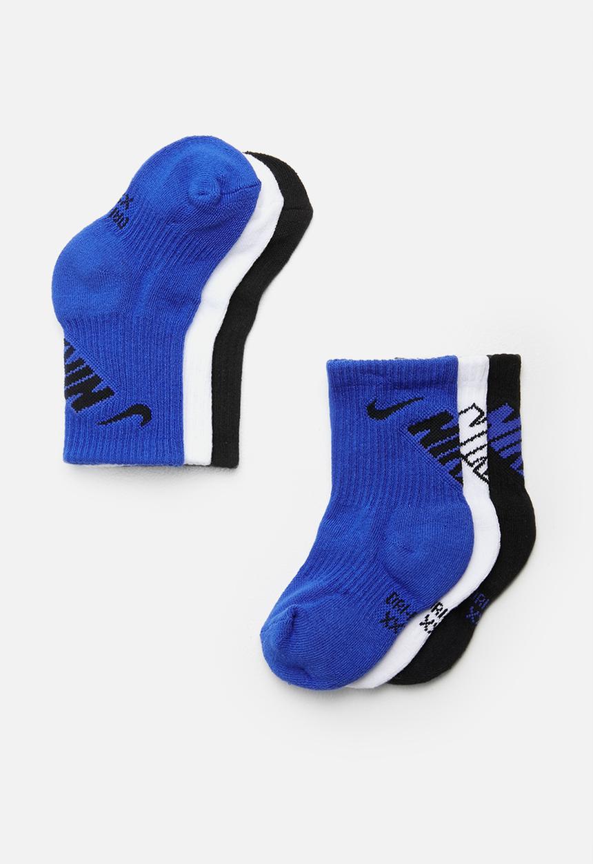 Nike - Nike crew cushioned 3 pack socks - multi