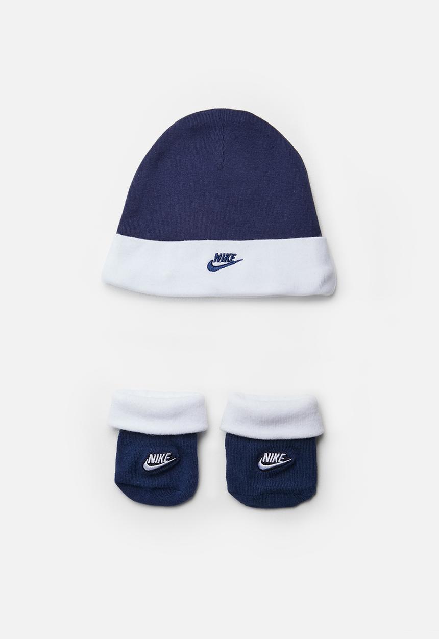Nike - Nike futura hat and bootie set - blue & white