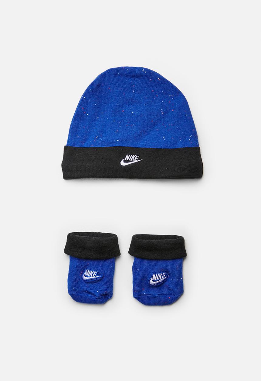 Nike - Nike futura hat and bootie set - blue & black