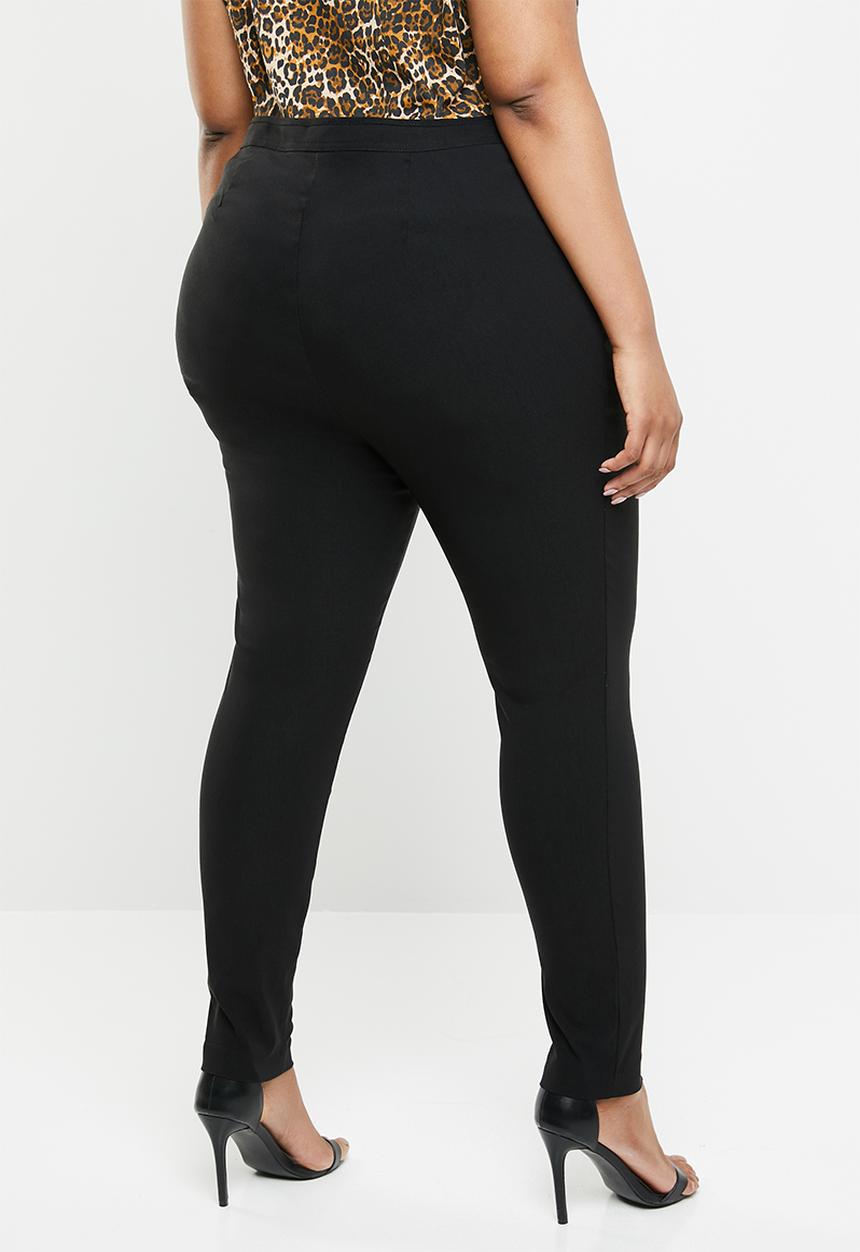 New Look - Three zip trouser - black