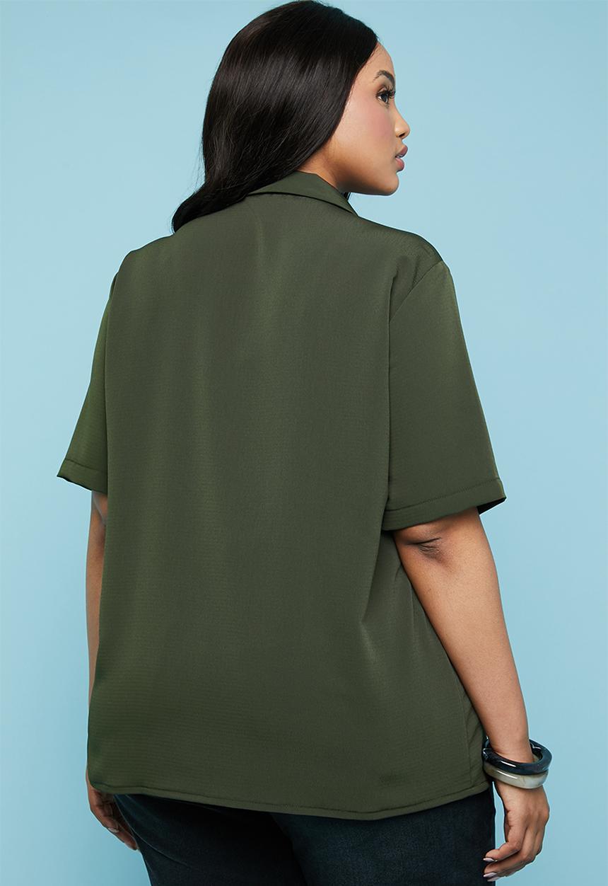 Superbalist - Revere collar shirt - khaki