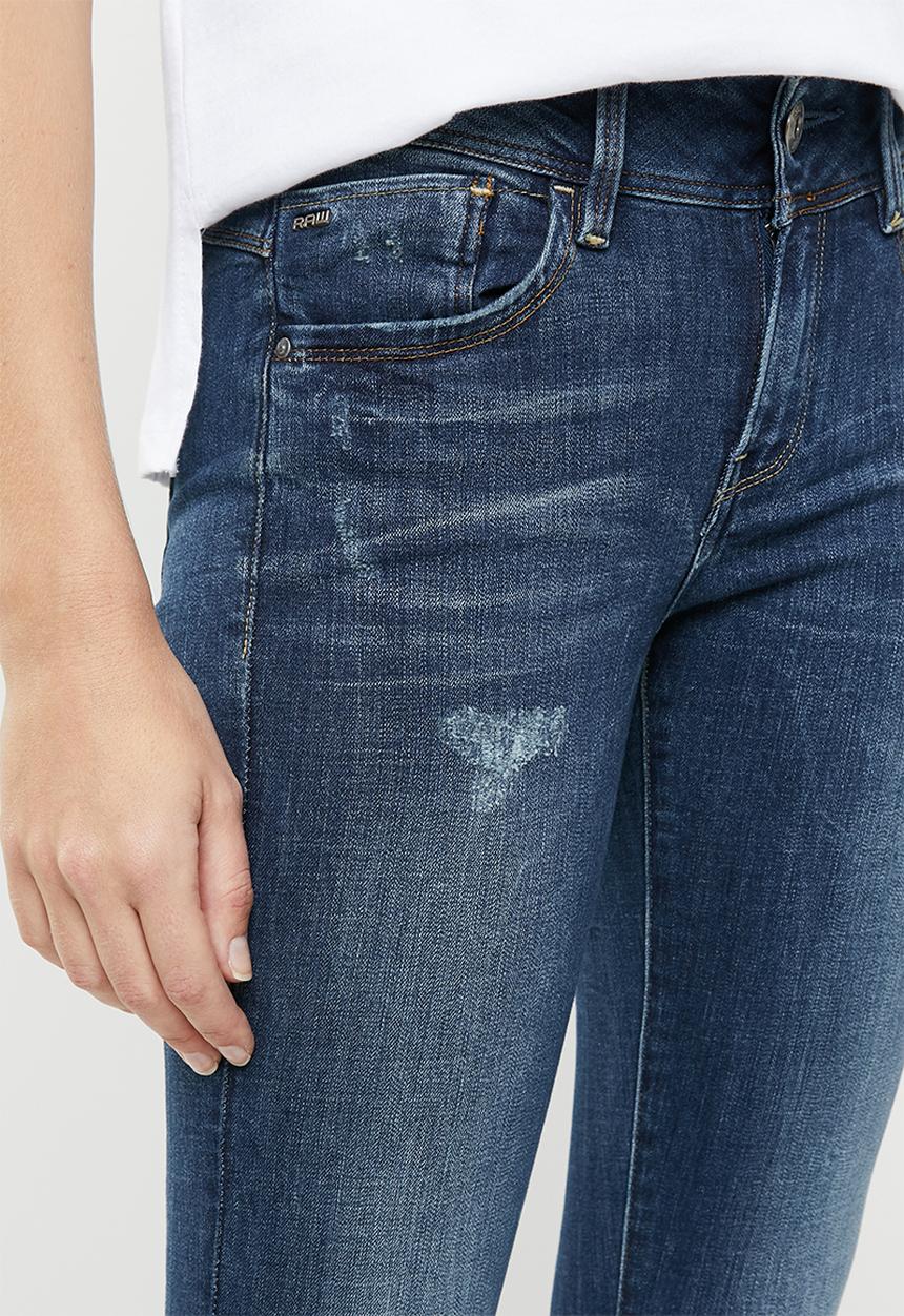 G-STAR - Lynn mid super skinny jeans - blue