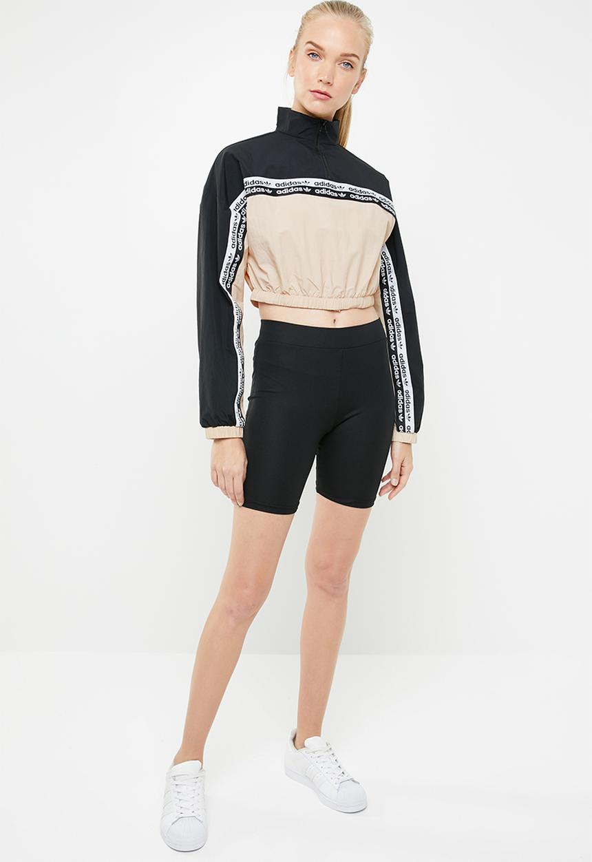 adidas Originals - Cropped sweat - beige & black