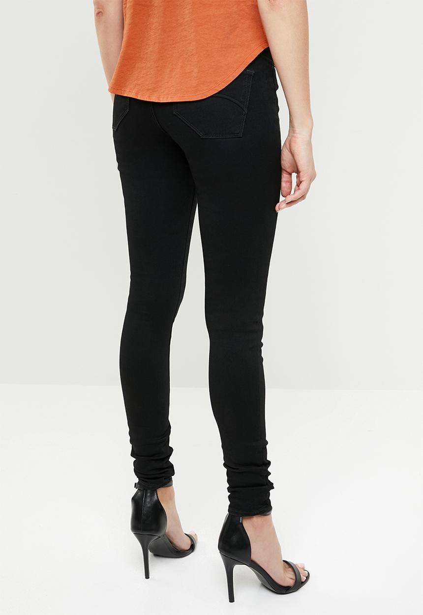 G-STAR - Citi-You high super skinny jeans - black