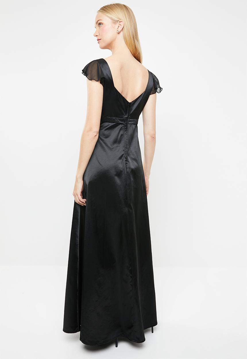 AMANDA LAIRD CHERRY - Viola maxi dress - black