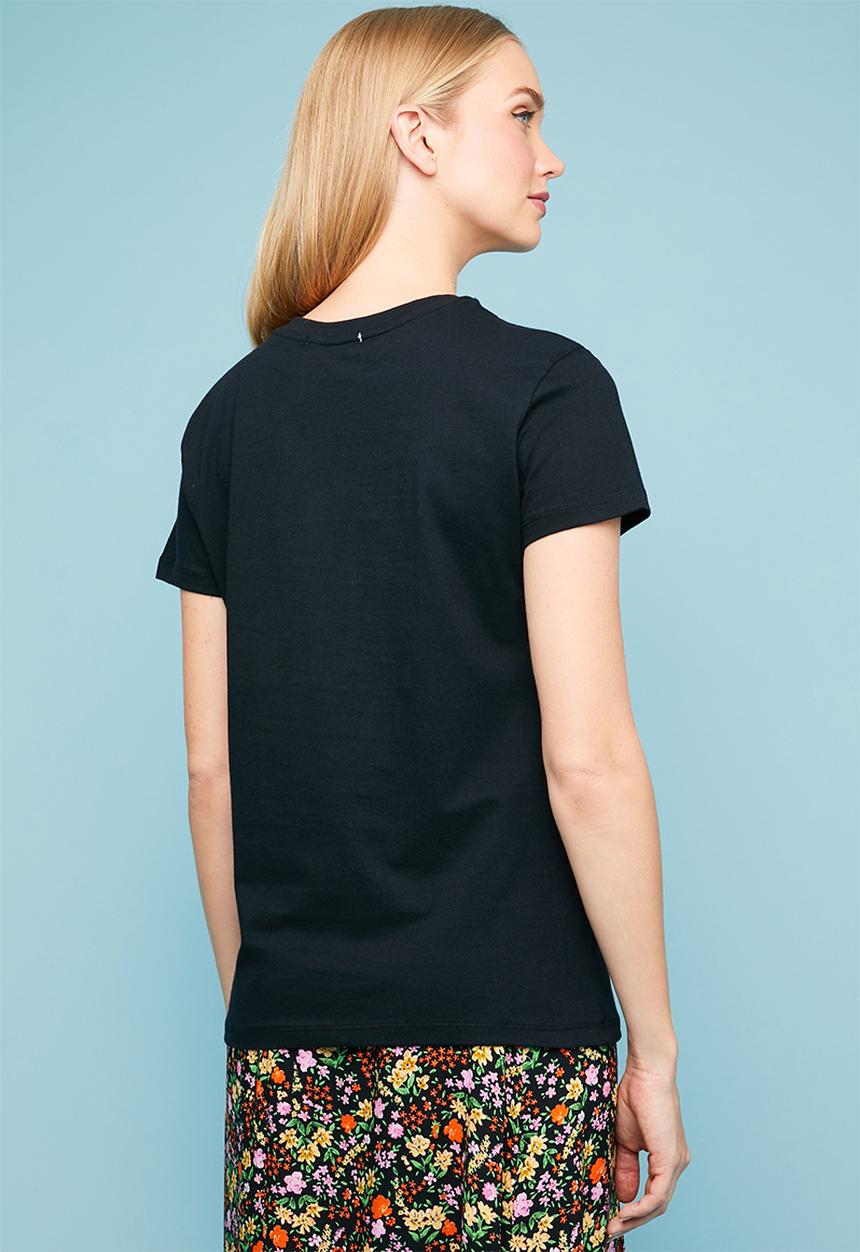 Superbalist - Printed short sleeve tee - black