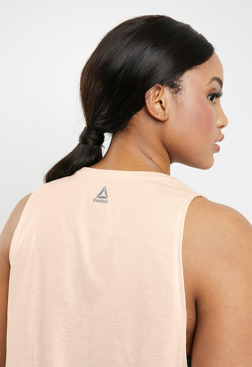 Reebok - Curve graphic tank top - neutral