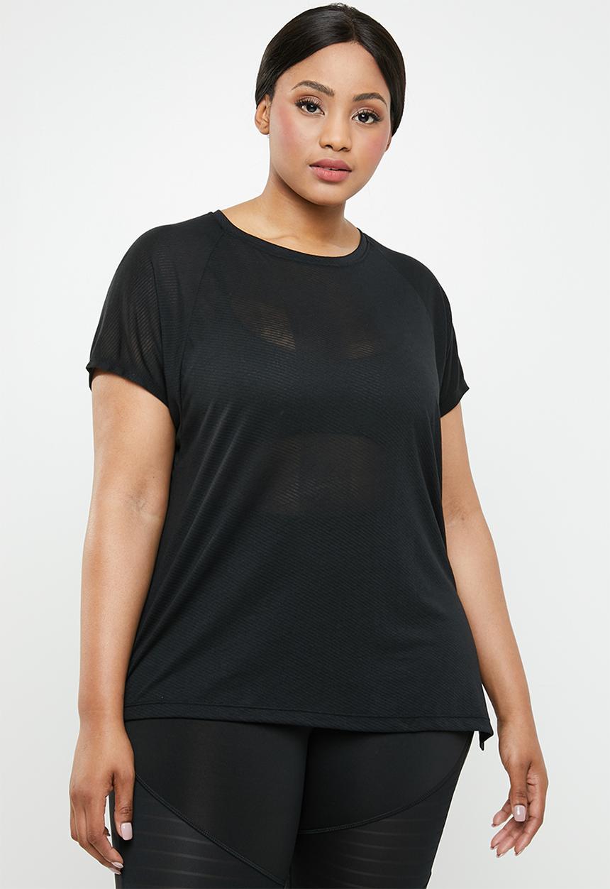 Reebok - Curve burn out tee - black