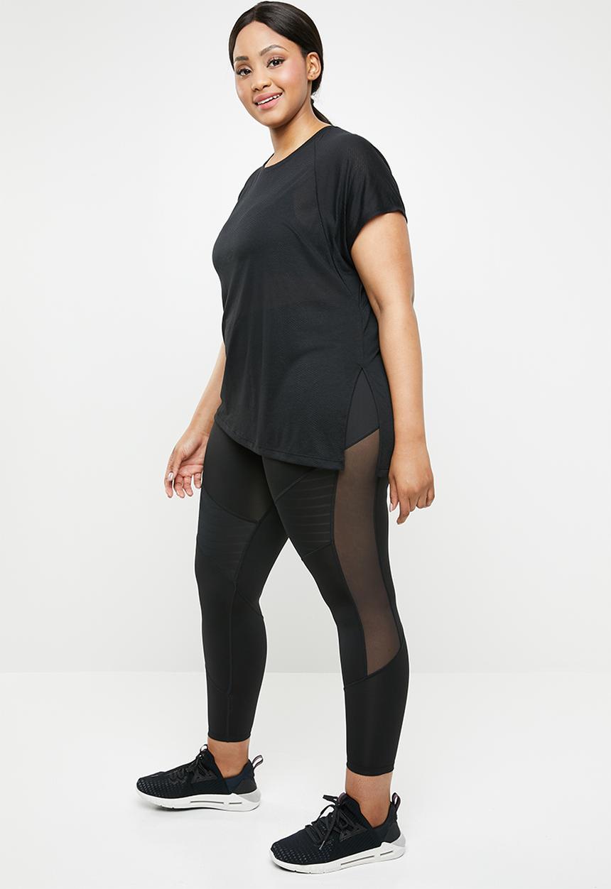 Reebok - Curve burn out tee - black