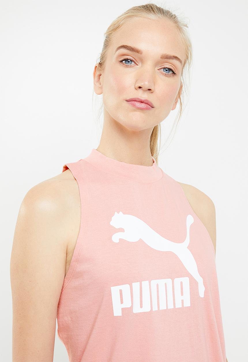 PUMA - Classic logo tank top - pink