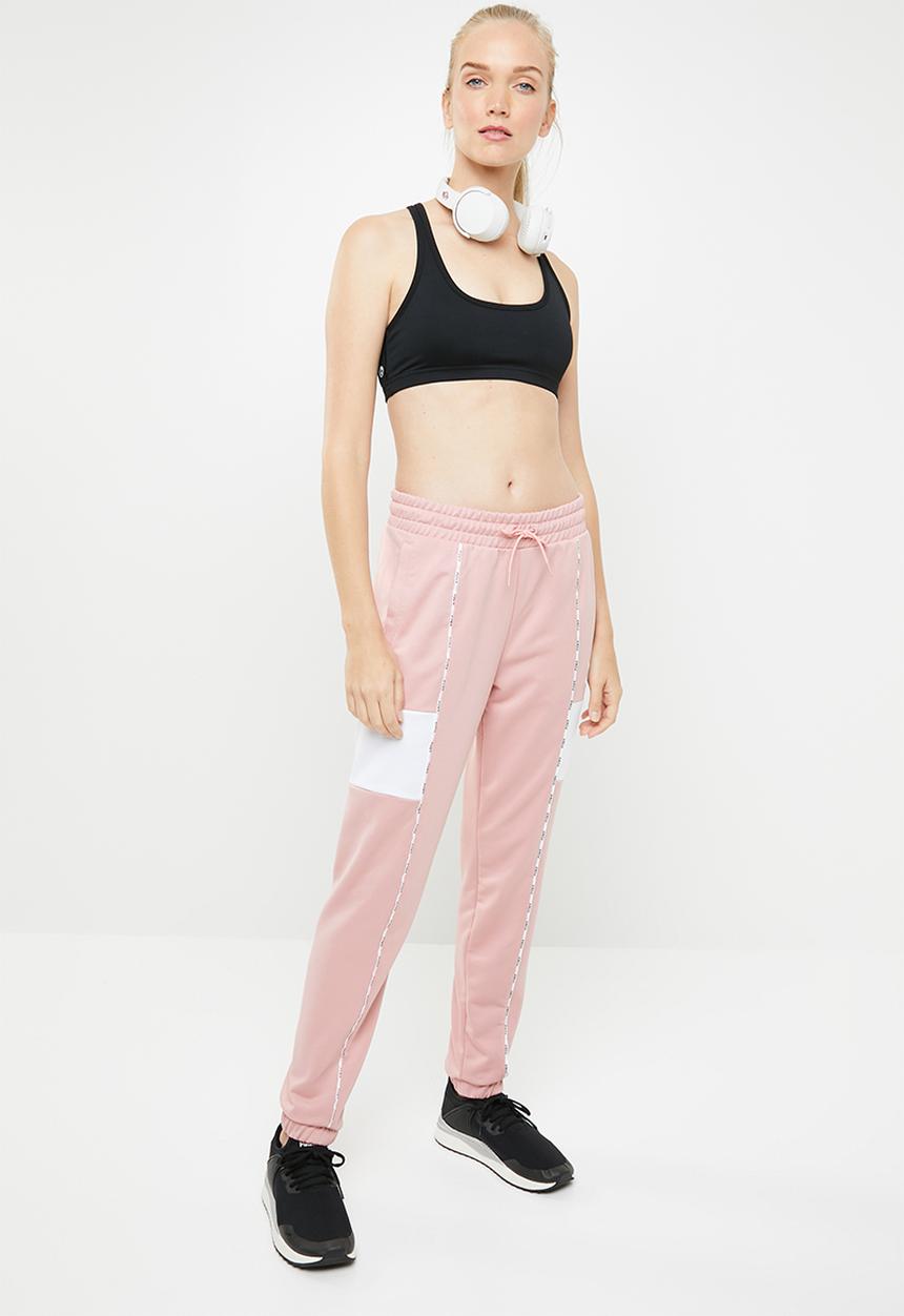 PUMA - Track pants - pink & white
