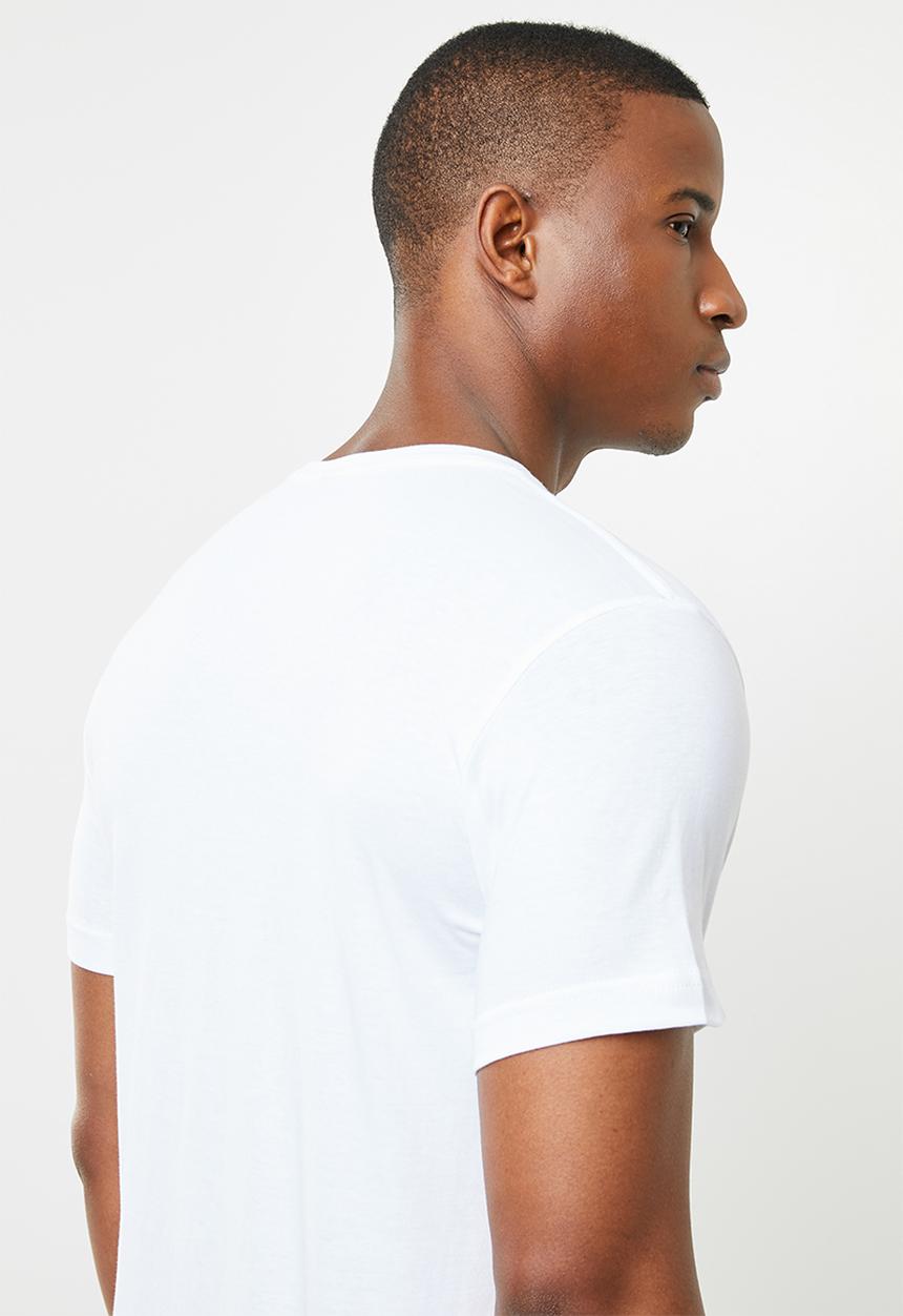 adidas Performance - Adidas performance v-neck tee - white