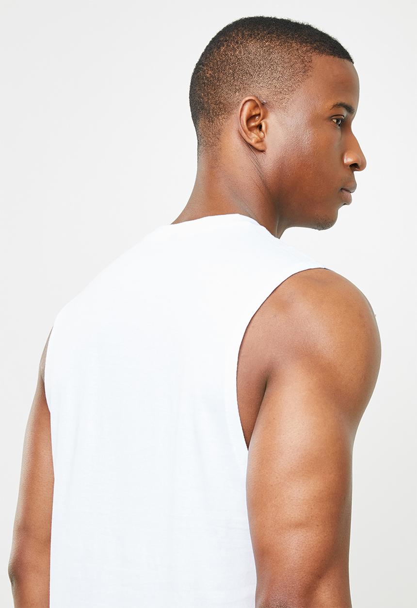 adidas Performance - Adidas tank - white & black