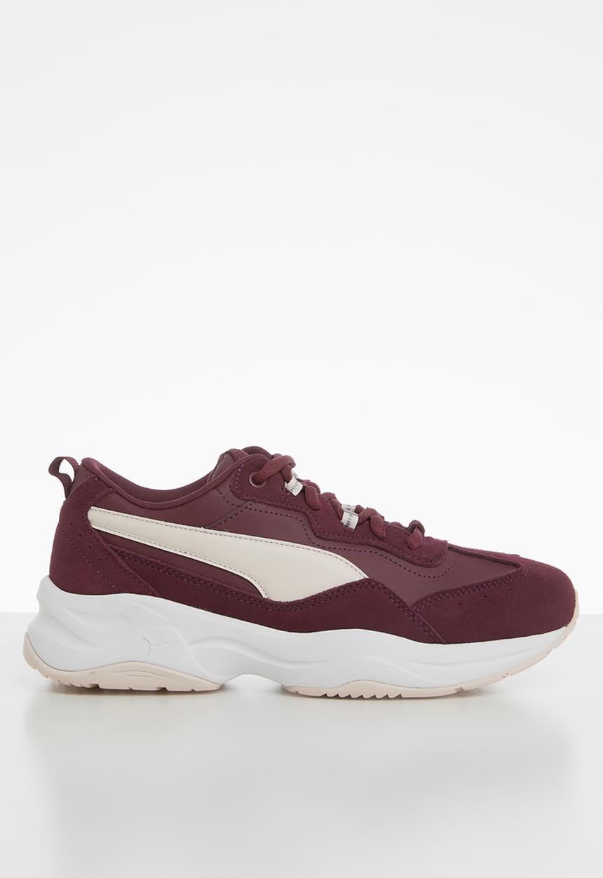 PUMA - Cilia sd - vineyard wine-pastel parchment-puma silver-puma white