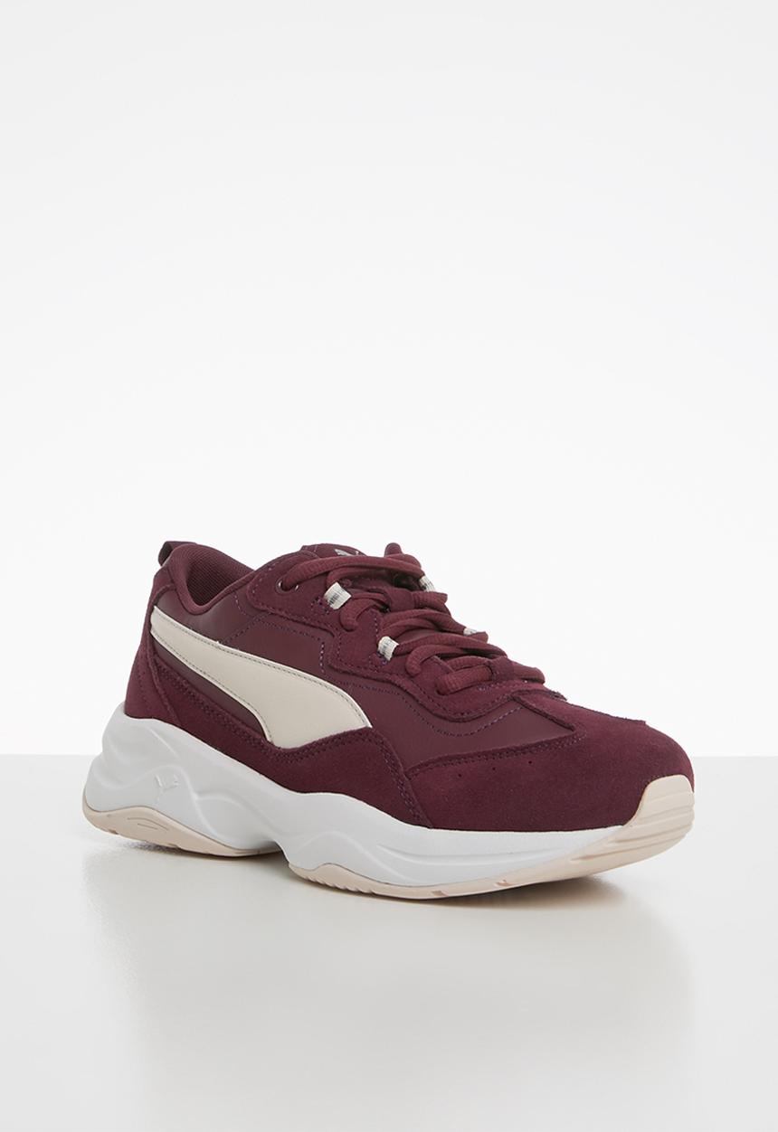 PUMA - Cilia sd - vineyard wine-pastel parchment-puma silver-puma white