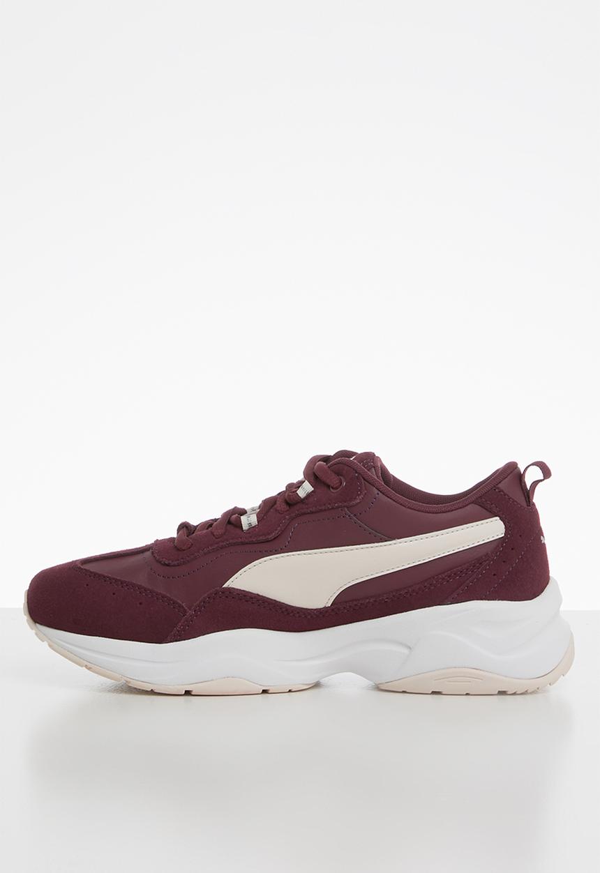 PUMA - Cilia sd - vineyard wine-pastel parchment-puma silver-puma white