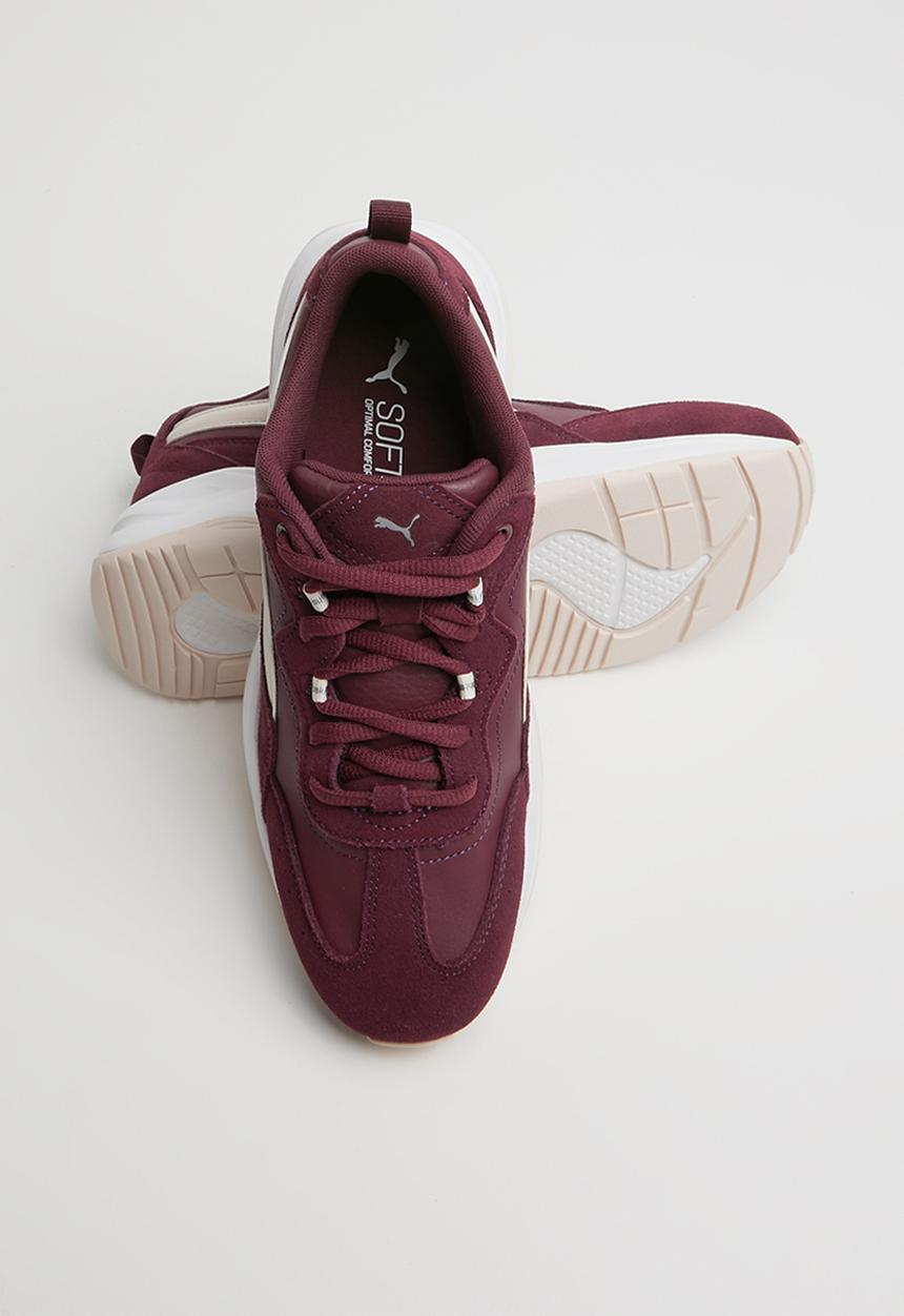 PUMA - Cilia sd - vineyard wine-pastel parchment-puma silver-puma white