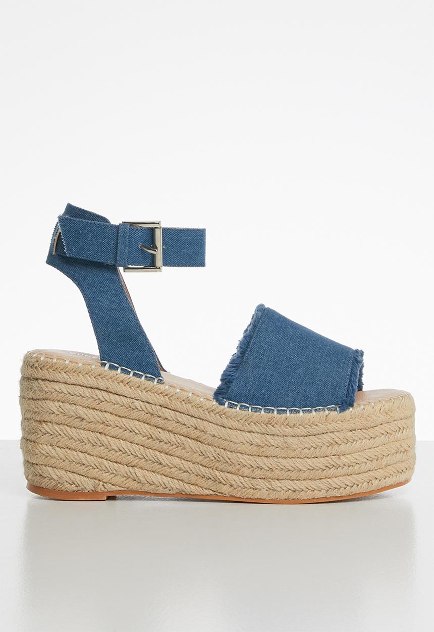 Superbalist - Santorini espadrille flatform - blue
