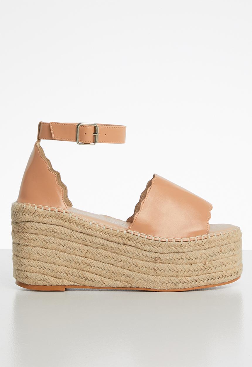 Superbalist - Santorini espadrille flatform - neutral
