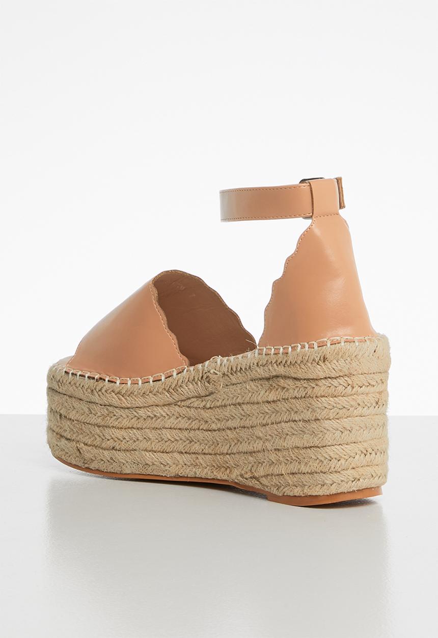 Superbalist - Santorini espadrille flatform - neutral