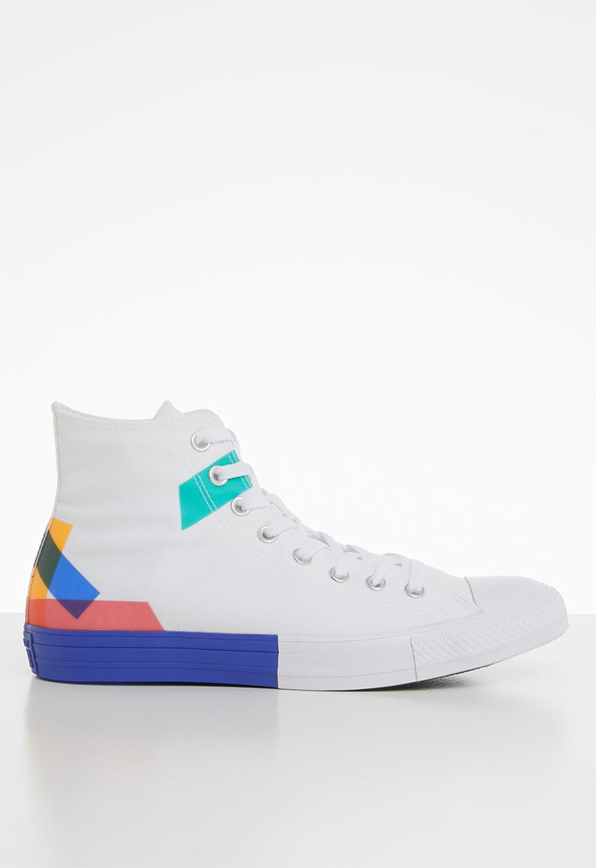 Converse - Chuck Taylor All Star - white/blue/enamel red