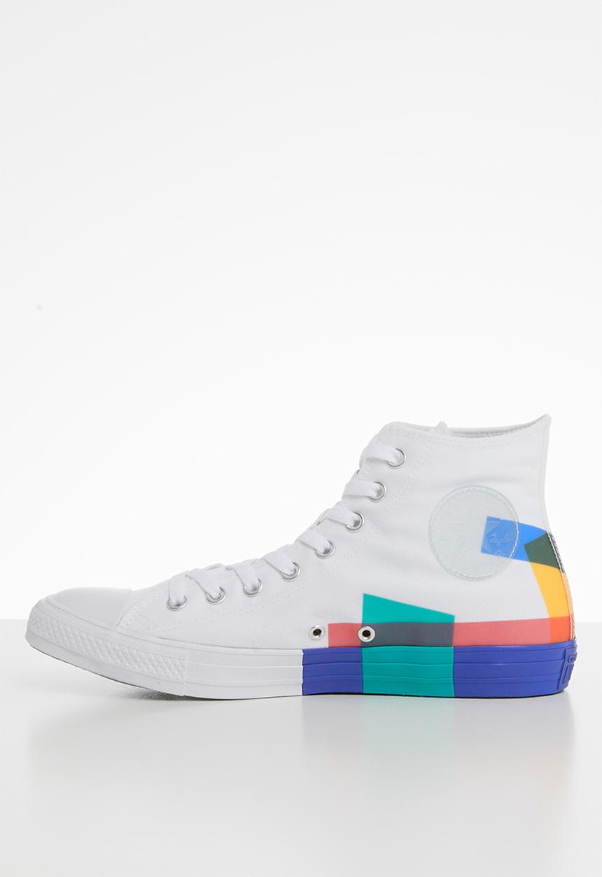 Converse - Chuck Taylor All Star - white/blue/enamel red