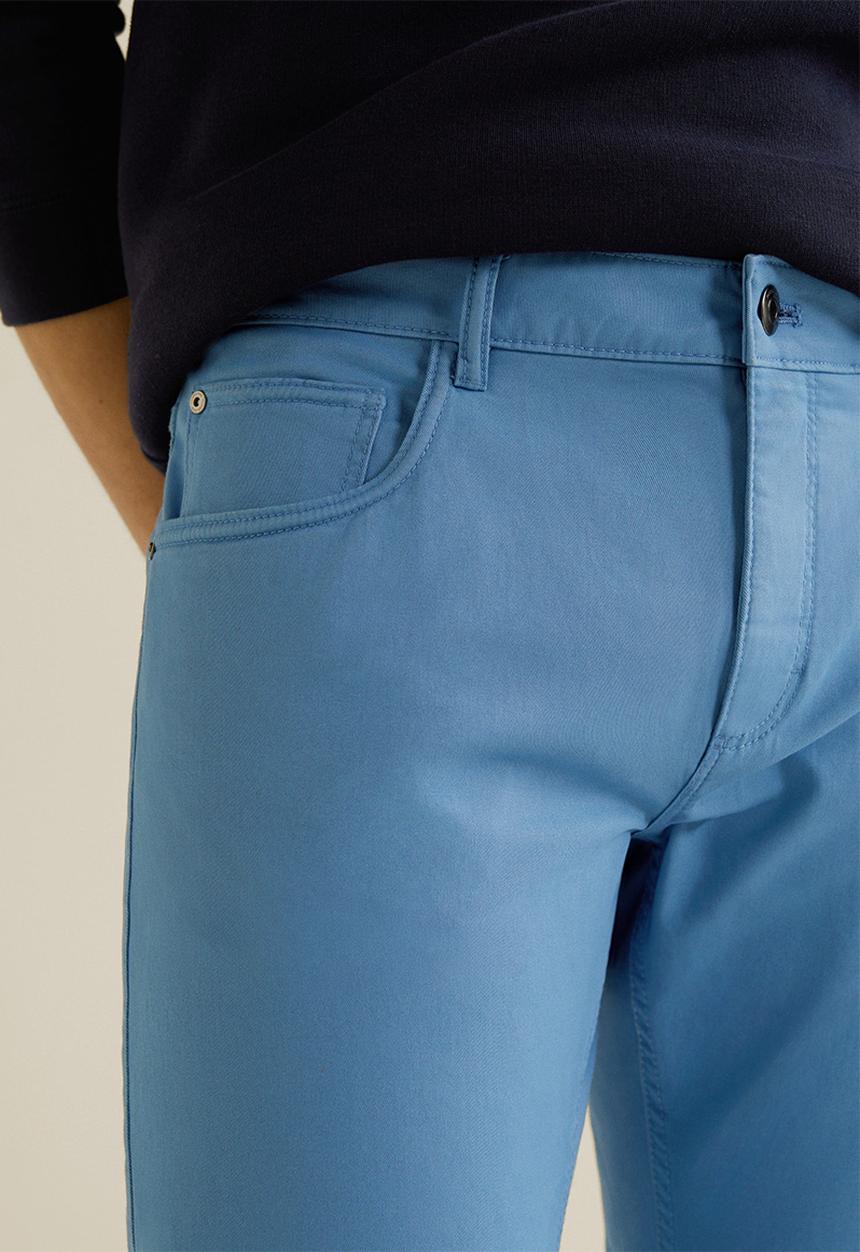 MANGO - Pisa trousers - blue