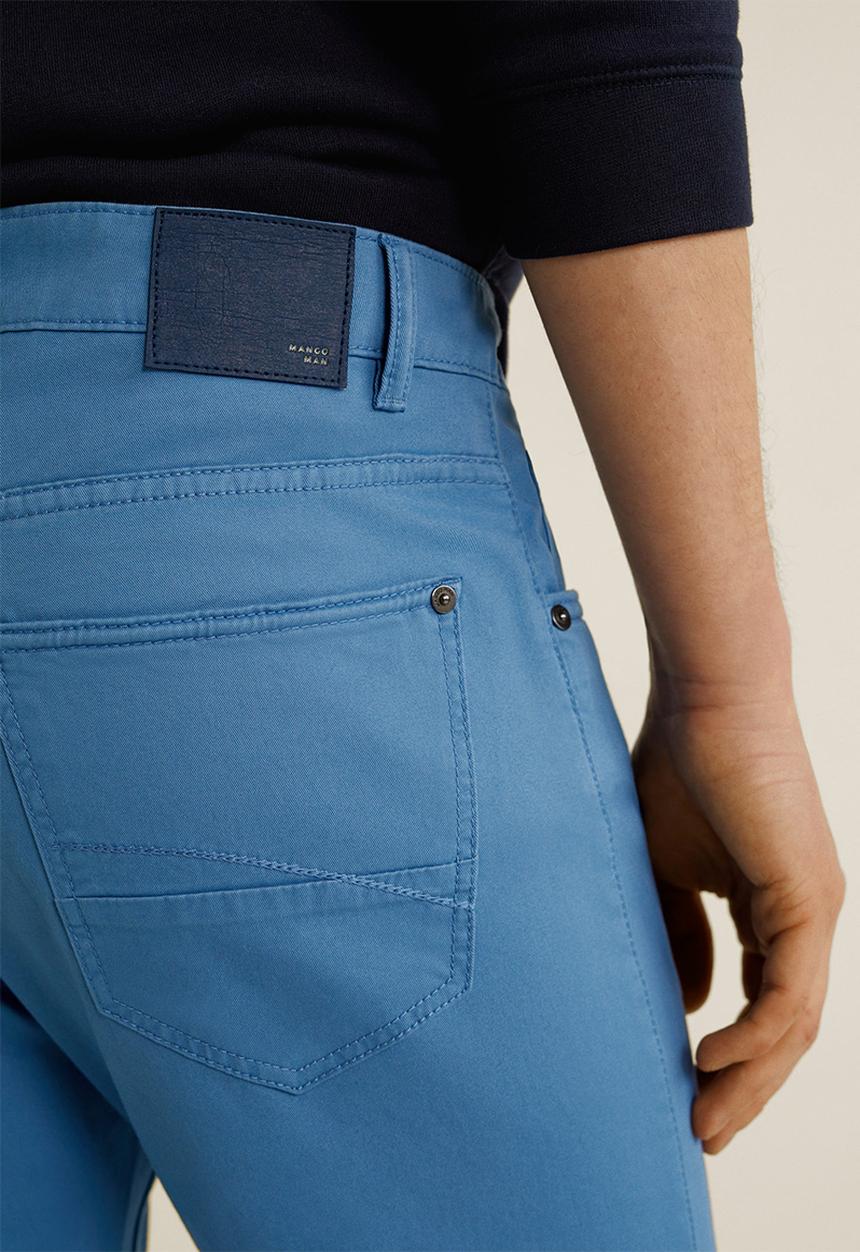 MANGO - Pisa trousers - blue