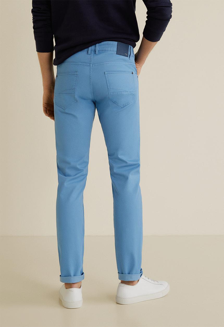 MANGO - Pisa trousers - blue
