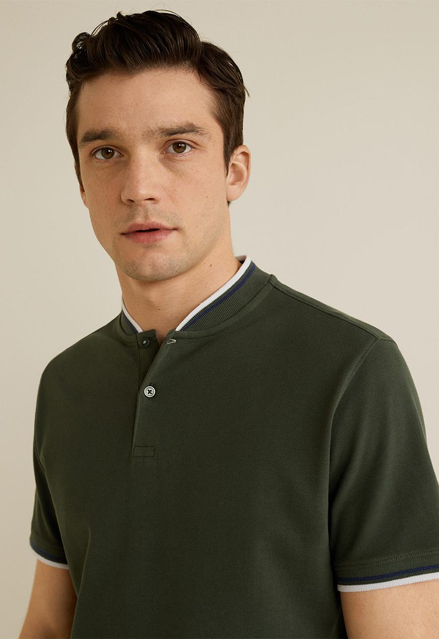 MANGO - Clover polo - green