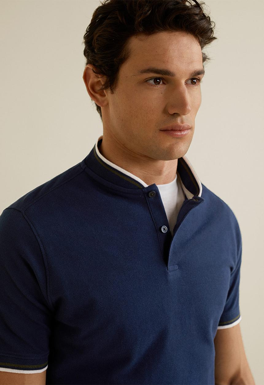 MANGO - Clover polo - navy