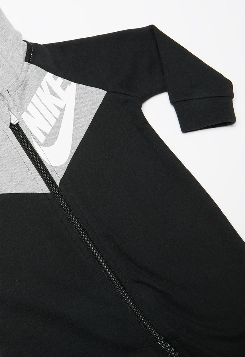 Nike - Chevron coverall - black & grey 